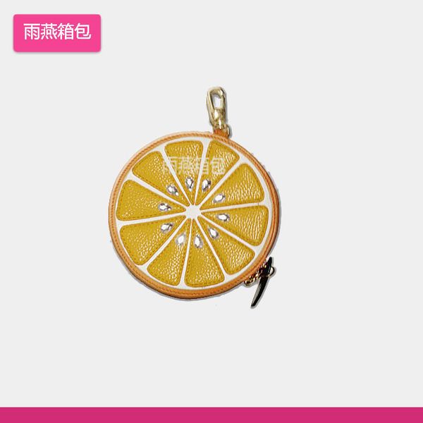 

настраиваемый новый стиль фруктов ключа портмона вешалки мешок пу сумка, Black