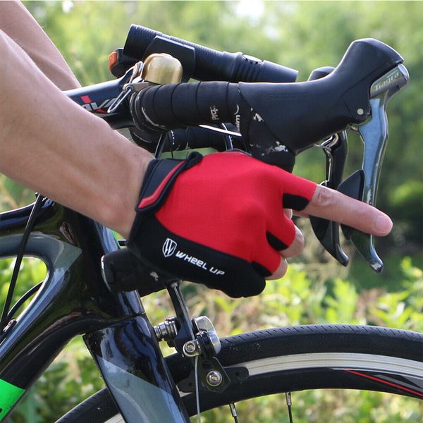 

Дорога велосипед Велоспорт перчатки Половина Finger Анти Skid Силикон - Fingerless