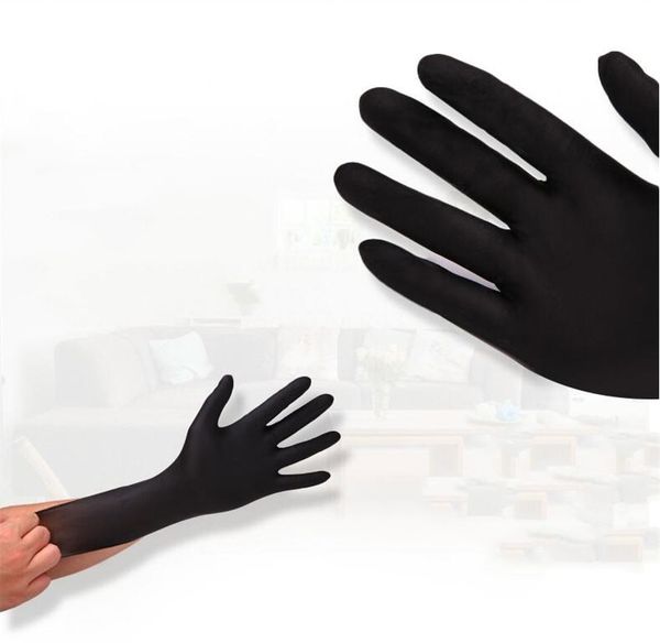 

plastic household hand protextive gloves for kitchen cooking cleaning football glove clear prep with storage box