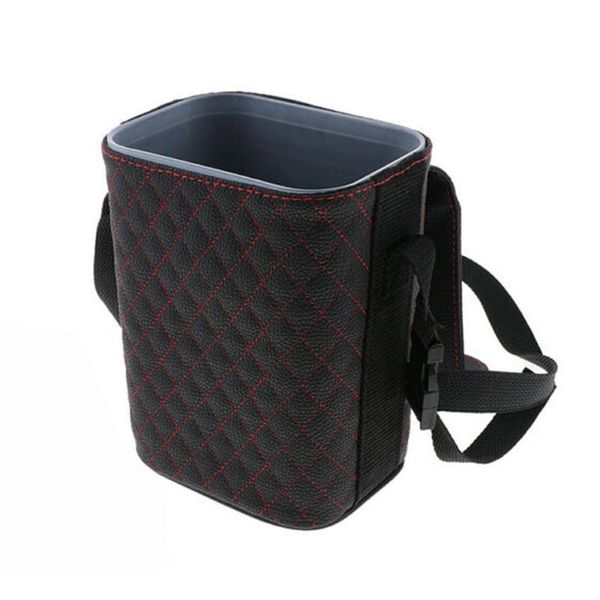 

car trash can auto interior inner multi-function waste basket organizer