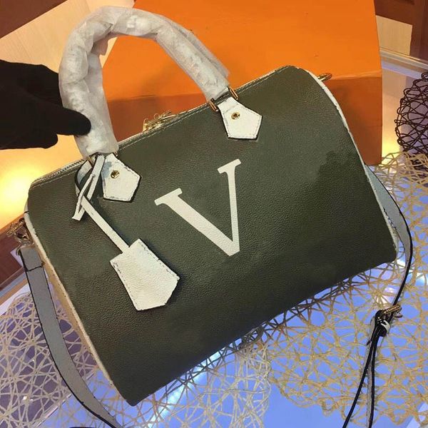 

Speedy 30 Последний стиль женщины Подушка Сумки Роскошные Модные Сумки На Ремне, Боль