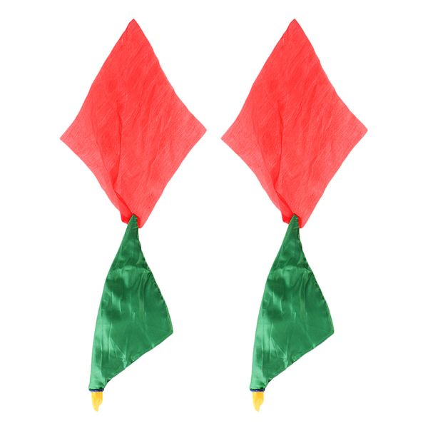 

2pcs magician juggling trick silk scarf handkerchief props accessories