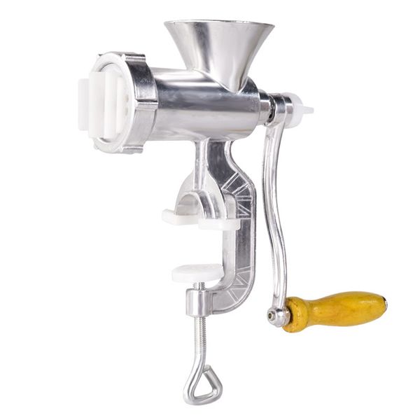 

1pcs multifunction aluminium alloy hand operate manual meat grinder sausage beef mincer with tableclamp kitchen home tool