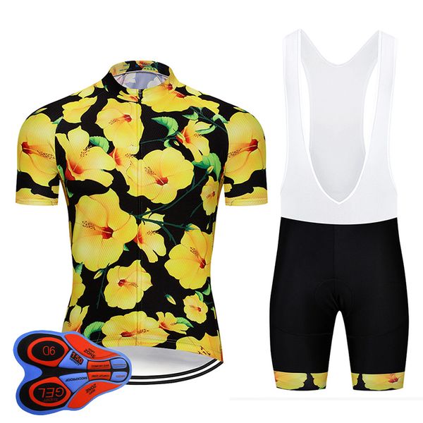 Fabrik-Direktverkauf Sommer 2019 Herren-Radtrikot-Short-Set MTB-Shirt Fahrradbekleidung Atmungsaktive Fahrradbekleidung Kleidung Maillot Culotte-Anzug