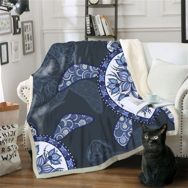 

christmas blanket thick plush 3d digital animal print fur blanket 130cmx150cm weighted flame retardant wearable