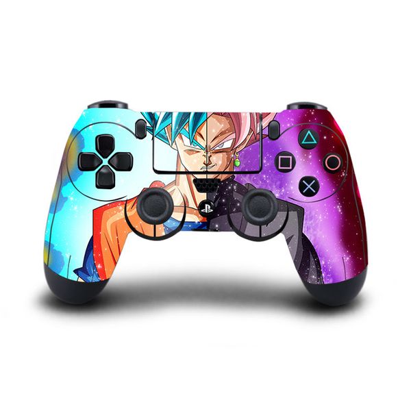 

2 pcs/lot dragon ball skin protective cover sticker for playstation 4 ps4 pro slim controller gamepad vinyl stickers