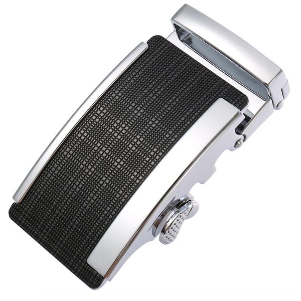 

bdw9m men's casual business alloy automatic ly25-0779 men's leather head casual business alloy automatic buckle belt belt buckle l, Slivery;black