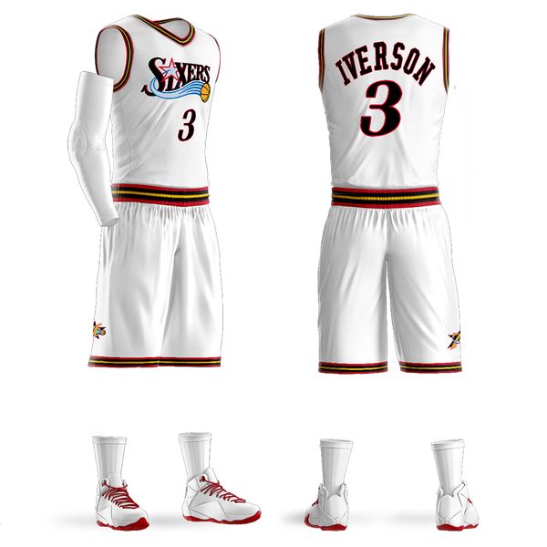 

Men 039 track ui allenÂ iver on ba ketball jer ey et uniform kit port hirt clothing breathable ba ketball jer ey hort diy cu tom