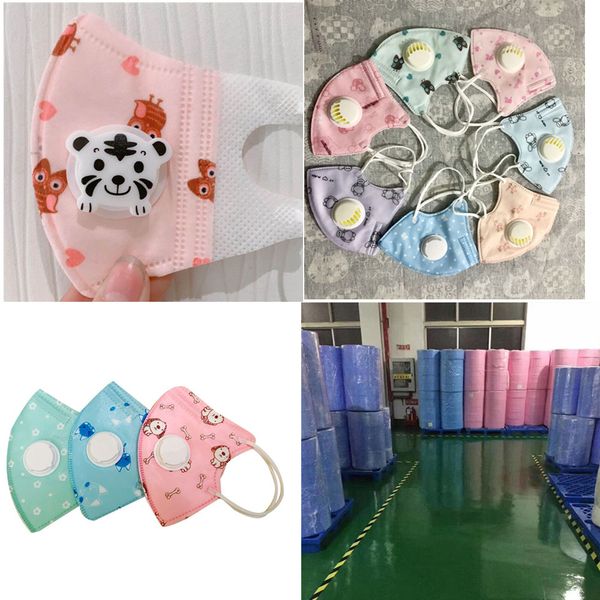

fashion mask kids face dustproof prevention pollen mouth mask anti cartoon pm2.5 face masks for child keep clean