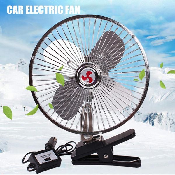 

car electric fan with double head 12v24v van small truck inside refrigeration powerful large wind