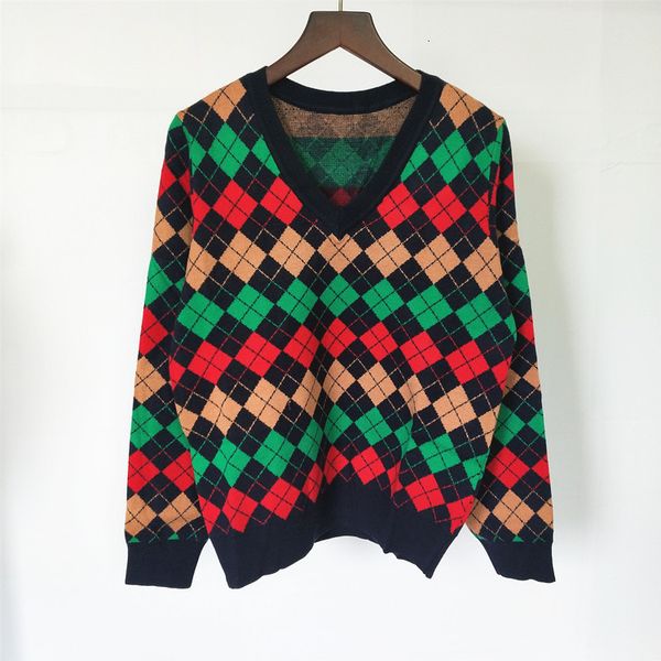 

2019 new korean retro versatile british linger-v-neck long-sleeve knit sweater loose casual fashion women trend hoodies, White;black