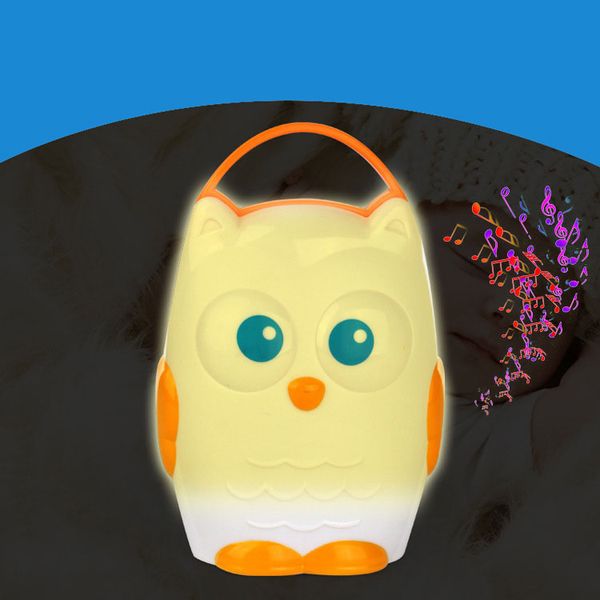 

story machine newborn baby owl soothing sleeper early education machine baby puzzle sleep music player orange