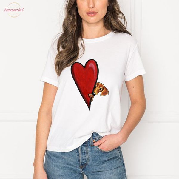 

harajuku kawaii dachshund pug terkel funny t shirt women animal print women t shirt white t shirt female casual short sleeves