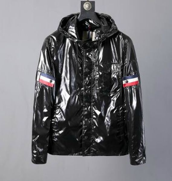 

luxury men's designer parkas doudoune jacket coat sequins sweatshirts hoodie full sports zipper branded windbreaker mens clothes m-3xl, Black;brown