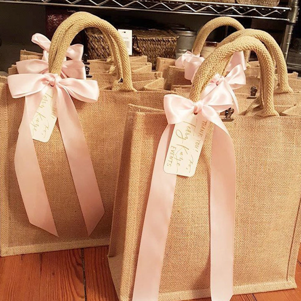 

elegant burlap wedding baby shower gift bag happy party candy bags candy bag baby shower decoration supplies