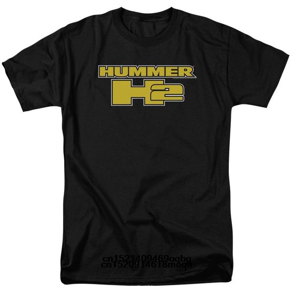 

t shirt hummer h2 block logo car auto black t-shirt details about hummer h2 block logo licensed t-shirt all sizes, White;black