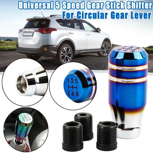 

universal car aluminum manual gear shift knob stick manual transmission gearstick lever shifter knob for circular gear lever