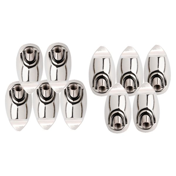 

10pcs metal bass drum lug snare drum claw hooks, durable in use and simple, musical instruments accessories