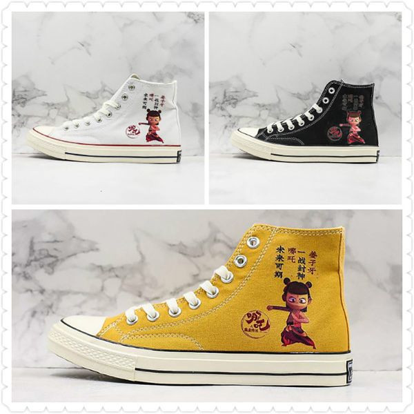 

2019 горячий китайский фильм ne жа convase chuck 1970-е годы 70 высокая холст обувь удобный дизайнерские скейтборд обувь мода кроссовки