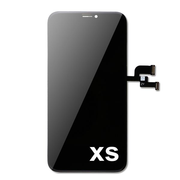 

black 5.8'' inch lcd touch screen full touch with frame for apple iphone xs, lcd display for iphone xs assembly