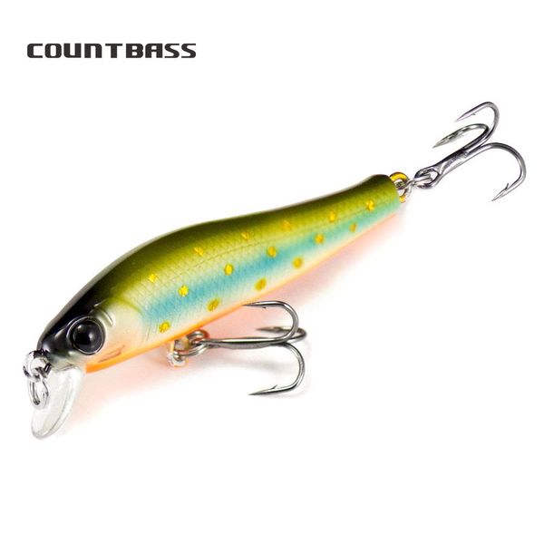 

1pc countbass sinking minnow hard lure 55mm wobblers, trout bass fishing bait for freshewater 1pc countbass gzspm
