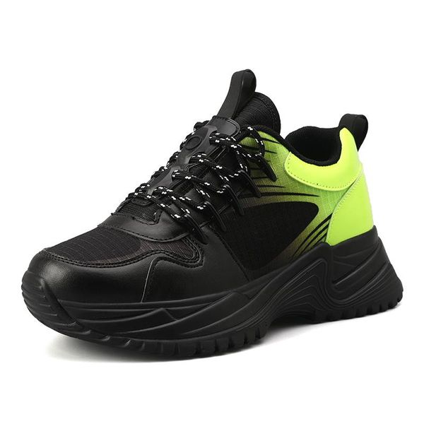 

tripler fashoin luxury run away pulse triple s mens designer oxford soccer tennis shoes rubber platform trainer casual leather sneakers l01, Black