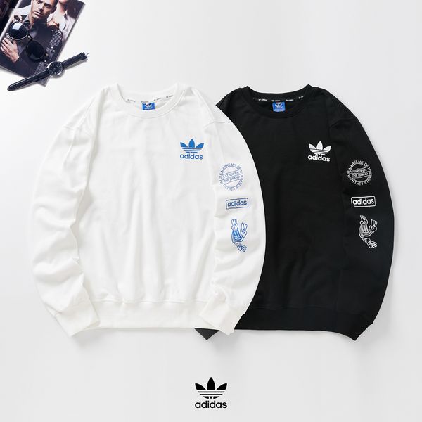 

ad luxury men hoodie classic fashion wild sweatshirt new selling fashion hoodie private custom boutique sweatshirt cotton, White;black