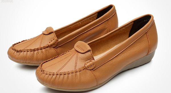 

2019 women's shoes in spring and autumn with new style flat bottom round head mother shoes#169, Black