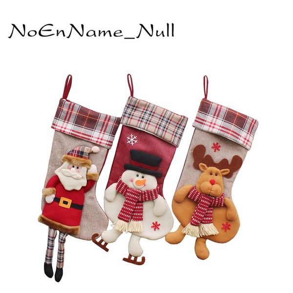 

2017 new year merry christmas gifts christmas tree decoration stocking hanging ornaments candy bags snowman for kids santa claus