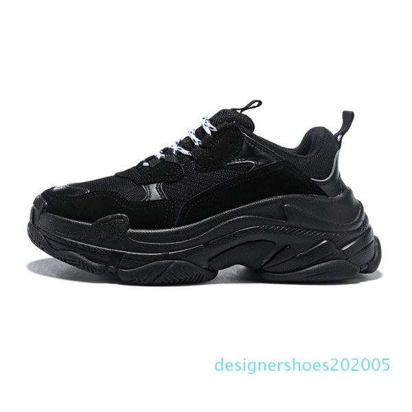 

fashion designer paris 17fw triple s sneakers for men women black red white green pink casual dad shoes tennis luxury increasing shoe d05