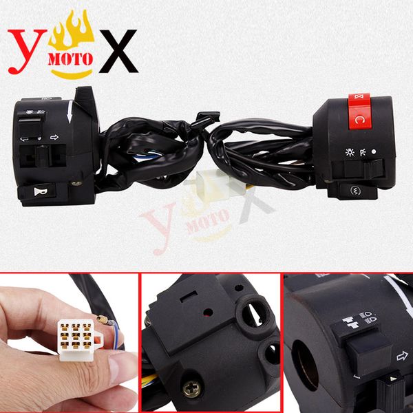 

motorcycle left/right turn signal horn handle switch controls assembly for rebel cmx250 ca250 1996-2011 cmx250c 2003-2011