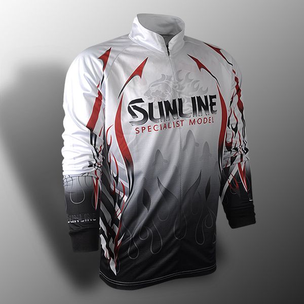 

2020 new brand sunline fishing shirts sunscree breathable summer autumn fishing vest quick dry anti-uv vests ing, Camo;black