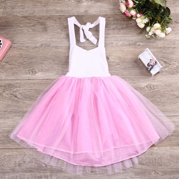 

cute fashion princess dress girls pink princess party wedding bridesmaid dress children gift for girl pgraph, Red;yellow