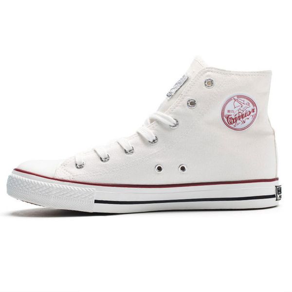 

Sail shoes spring summer breathable high help casual couple white men's casual shoes