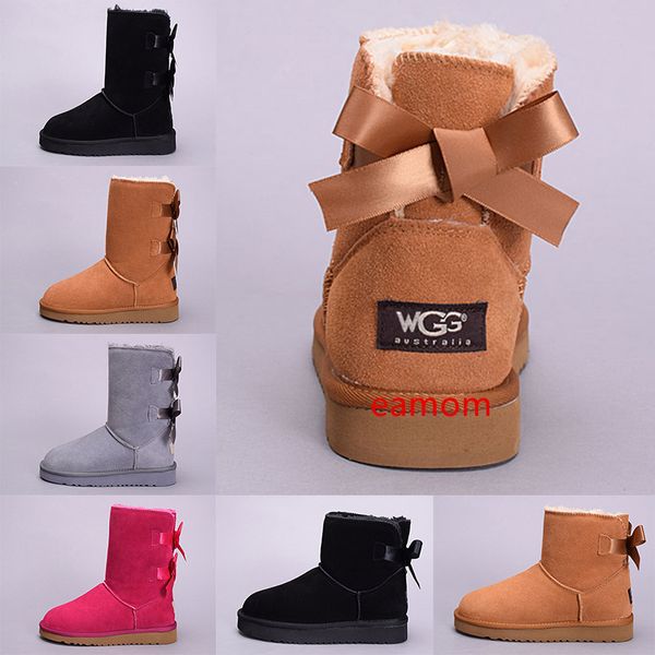 

discount wgg women winter snow boots australia tall short kneel ankle black grey chestnut navy blue red coffee lady girl size 36-41