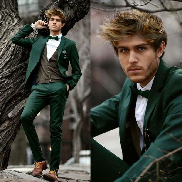 

new fall handsome wedding mens suits notched lapel two button groom wear 2 piece man formal blazer suit (jacket+pants) 743, Black;gray