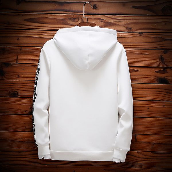 

hoodie 2018 autumn korean-style loose-fit pullover hoodie popular brand hip hop lettered printed coat, Black