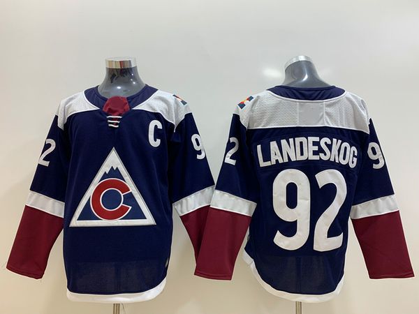 2021 Reverse Retro Colorado Avalanche Jersey 29 Nathan