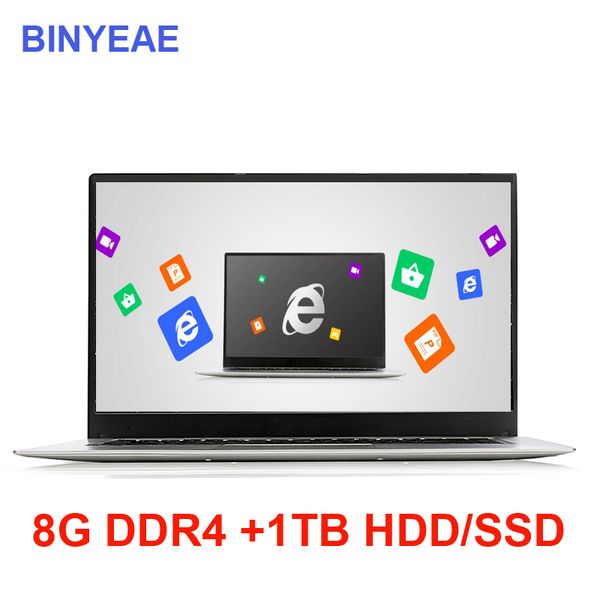 

15.6 inch lapwith 8g ram 1tb hdd or ssd rom notebook computer windows 10 os 1080p fhd screen gaming lap untrabook