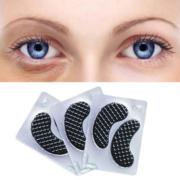 

Black Collagen Eye Mask Gel Pads For The Face Anti-wrinkle Crystal Eye Patches Under The Eyes Dark Circle Remover 15 pairs=1 box