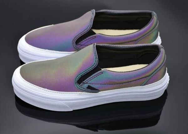 

Top 2019 REISSUE Micro Fiber Ultrafiber Reflective Material Hot Sales Old Skool Unisex Shoes Sneakers Men Women yakuda online Running Shoes