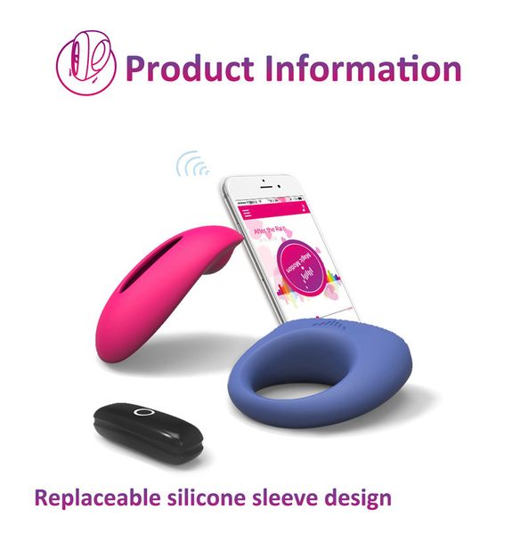 Magic Motion App Anello intelligente Vibratore Giocattolo del sesso Proiettili di controllo Bluetooth Candy Dante Set Vagina Clitoride Pene Delay Cock Sleeve Y191217