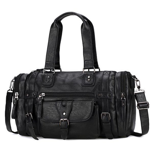 

the new 2019 men's handbags leisure men's leather briefcase briefcase famous shoulder bags lapmessenger baghandbag