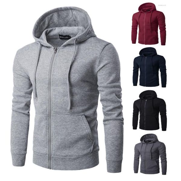 

men sweatshirt long sleeve hooded hoodies men sudaderas hombre mens leisure zipper jacket hoodie sweatshirt slim fit hoody, Black