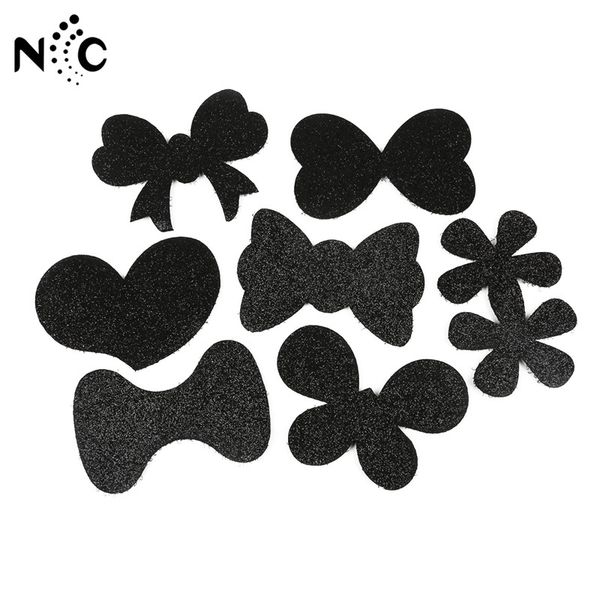 

new 4-6pcs/lot large magic paste posts cute girls hair sticker clip magic tape fringe hair bang patch stick women headbands
