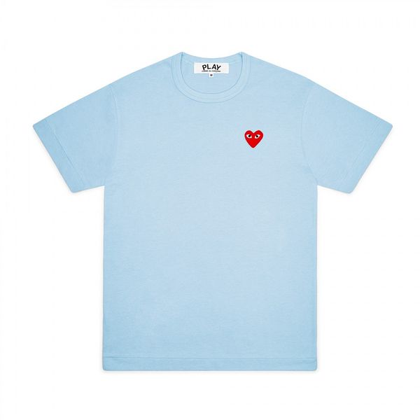 

designer women t-shirts fashion 2020 new arrival summer heart play print tee brand casual tee size s-xl sale, White