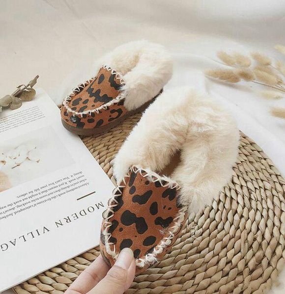 

Time Limited Women Winter Warmed Shoes For Home Boy Girls Kids Floor Indoor Babies Shoes Warm Fur Flat Shoes, Customize