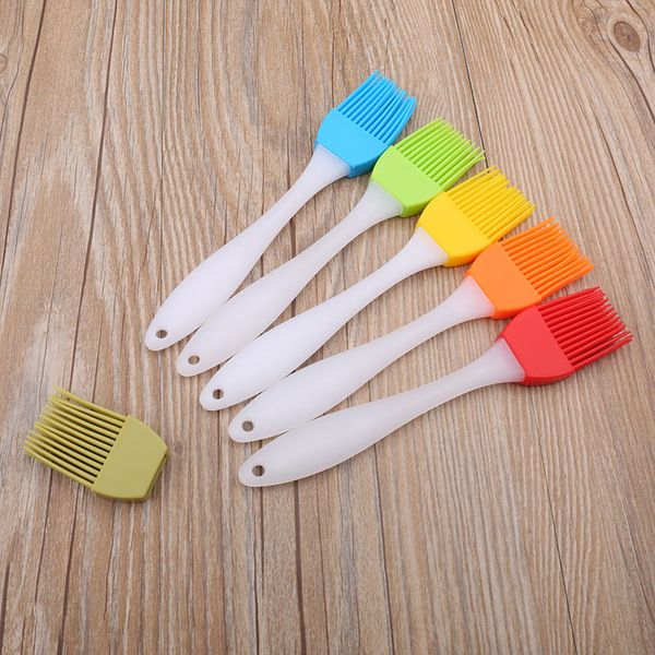 

siliconel temperature resistant of 230 degrees celsius silicone bbq brush oil brush butter brushes mixed color wholesale random send xd20637