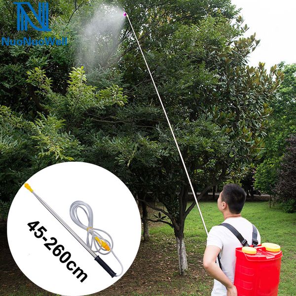 

nuonuowell agriculture high pressure 2.5m pesticides spray extension bar fishing rod type electric sprayer fruit tree spraying