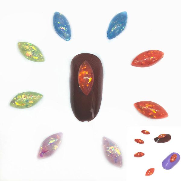 

10pcs horse eye nail art decorations dazzling dekor resin charms decors ongle new design flatback nail foil, Silver;gold